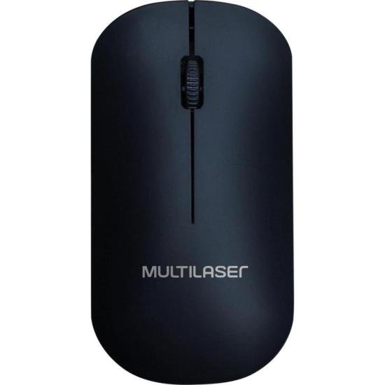 Mouse Sem Fio Multilaser MO307 2.4ghz 1200dpi USB Preto