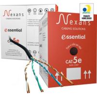 Cabo de Rede CAT.5E CMX 305m Preto Nexans