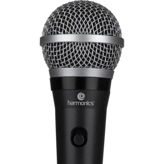 Kit De Microfone Harmonics MDU101 Com 3 Microfones Dinâmico Cardióide
