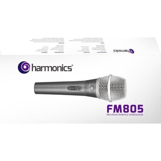 Microfone Harmonics FM-805 Dinâmico