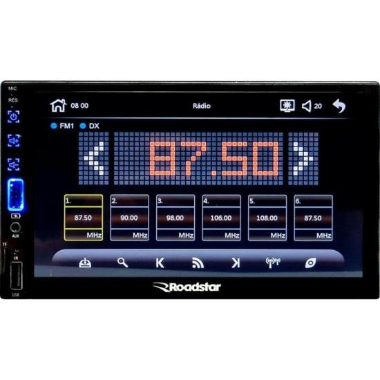 Multimídia Roadstar RS506BR MP5/USB/SD
