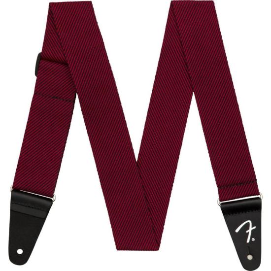 Correia Fender Tweed Moderna Vermelha e Preta