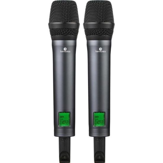 Microfone Sem Fio Harmonics HSF-300 Duplo