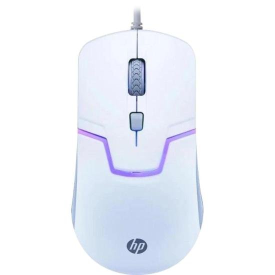 Mouse Gamer HP M100 USB 1600dpi Led Branco
