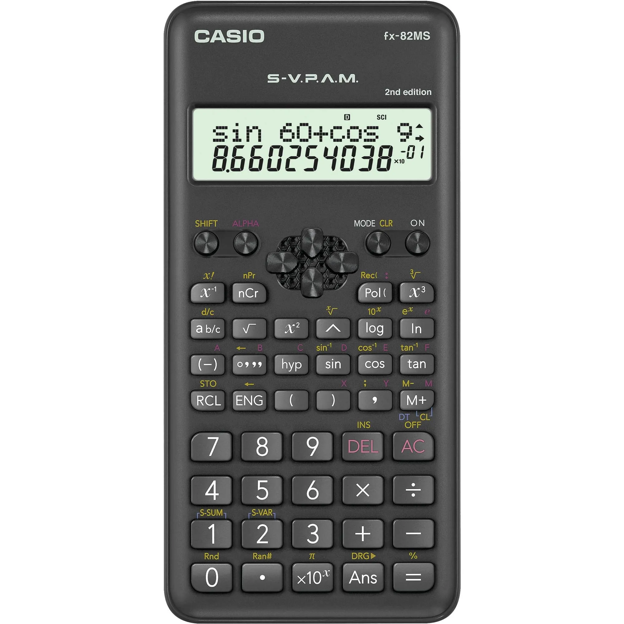 Calculadora Científica 240 Funções FX-82MS-2-S4-DH CASIO