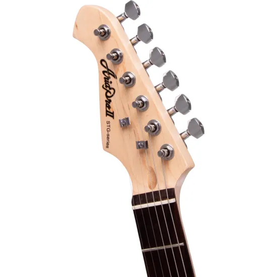 Guitarra Aria Pro II Série STG-003/M LH Black (canhoto)