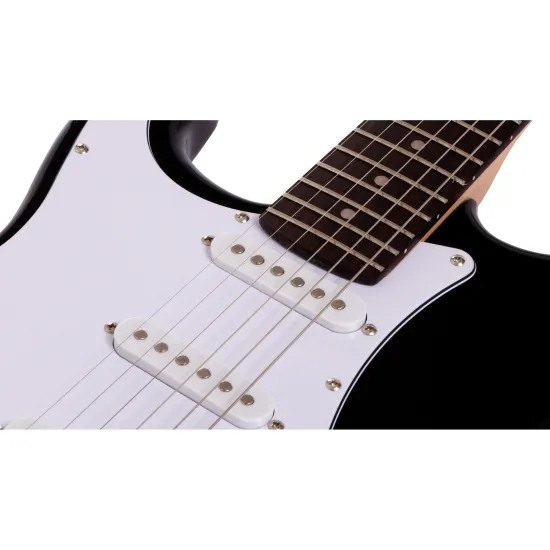 Guitarra Aria Pro II Série STG-003/M LH Black (canhoto)