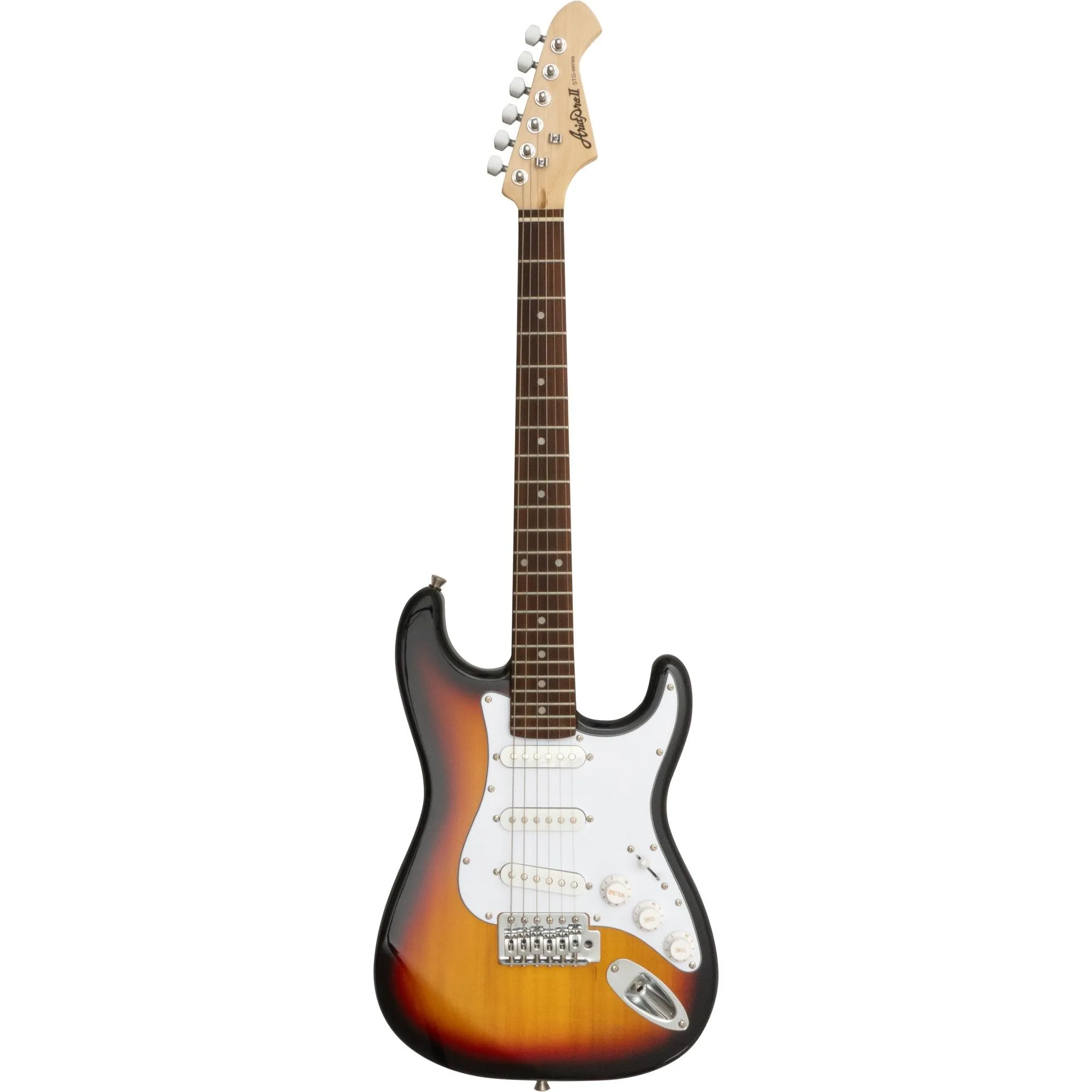 Guitarra Aria Pro II STG-Mini 3 Tone Sunburst - Hayamax