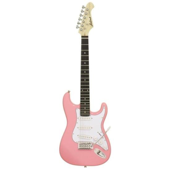 Guitarra Aria Pro II STG-Mini Kawaii Pink