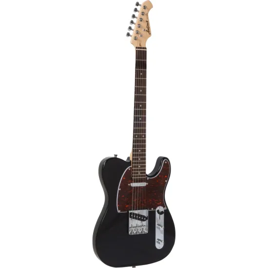Guitarra Aria Pro II TEG-002 Black With Red Tortoise Pickguard