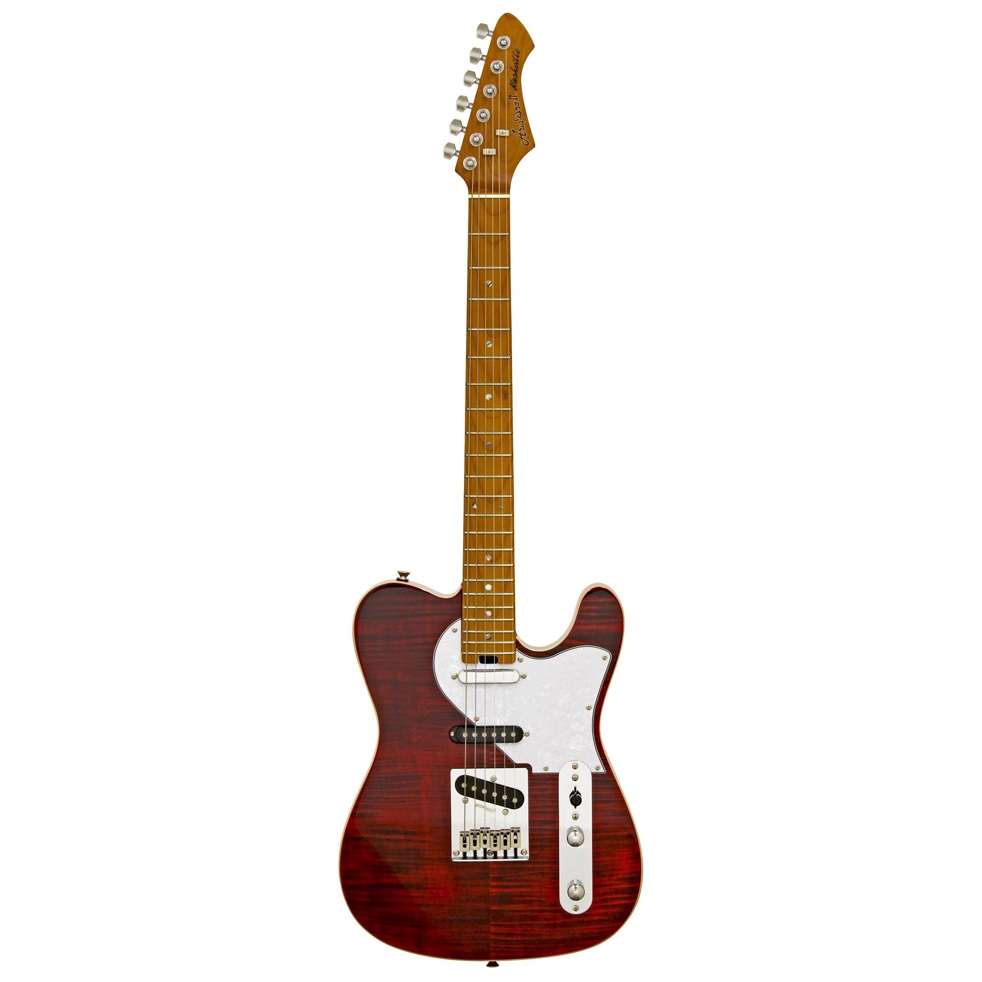 Guitarra Aria Pro II 615-MK2 Nashville Ruby Red