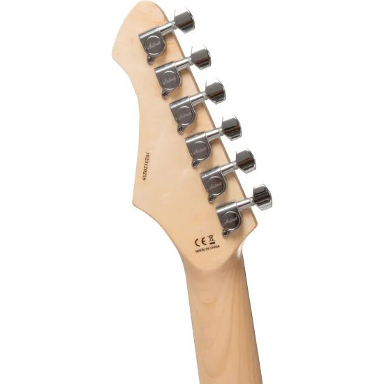 Guitarra Aria Pro II J-1 See-Through Vintage White