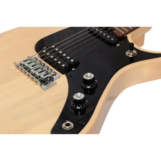 Guitarra Aria Pro II J-1 See-Through Vintage White