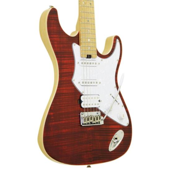 Guitarra Aria Pro II 714-MK2 Fullerton Ruby Red