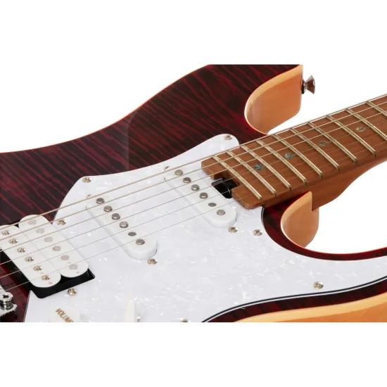 Guitarra Aria Pro II 714-MK2 Fullerton Ruby Red