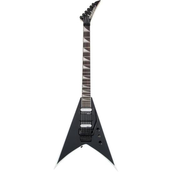 Guitarra Jackson King V JS32 Js Series Black with White Bevels