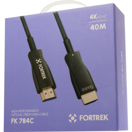 Cabo HDMI Fibra Óptica 4k FK784C 40m Fortrek