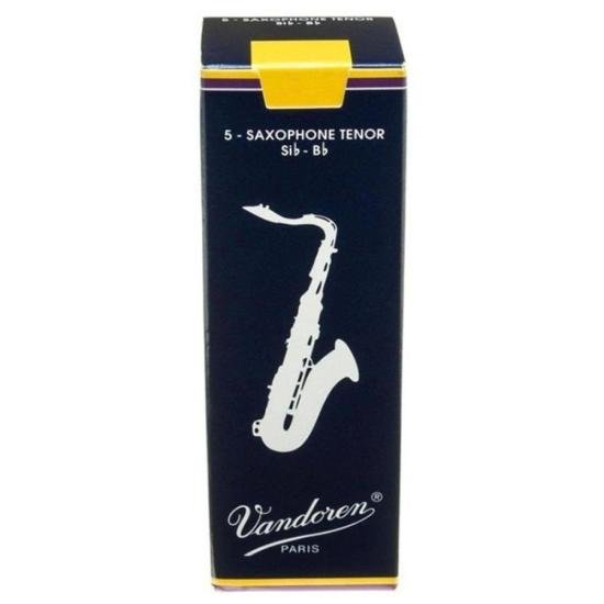 Palheta Tradicional Saxofone Tenor 2 Vandoren SR222