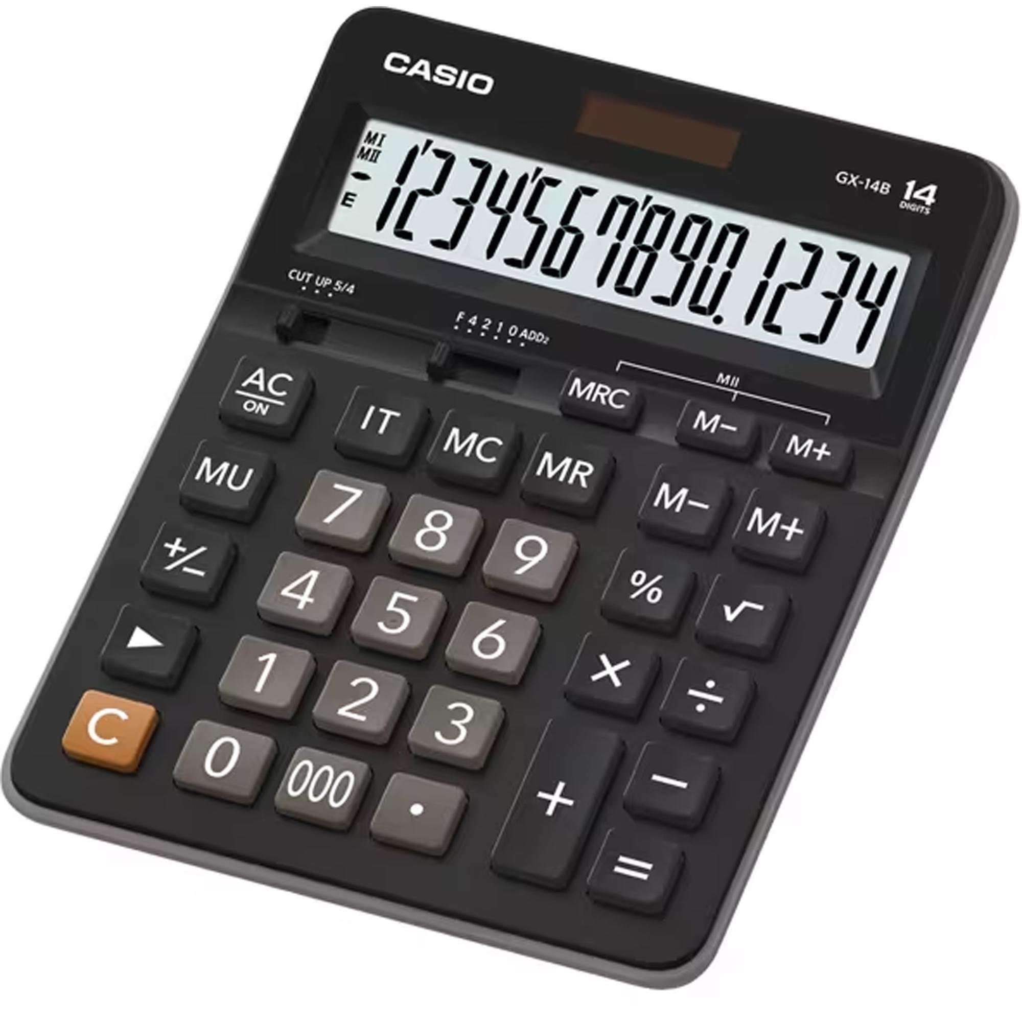 Calculadora De Mesa Casio GX14B 14 Dígitos Preta