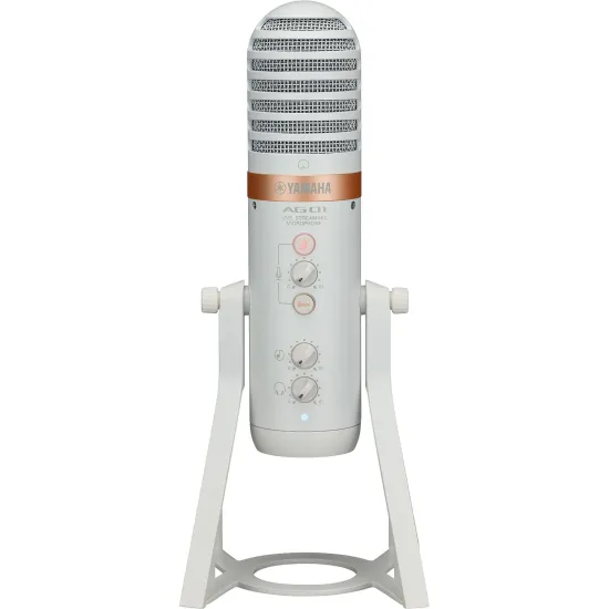 Microfone Digital Yamaha AG01 USB Branco - Hayamax