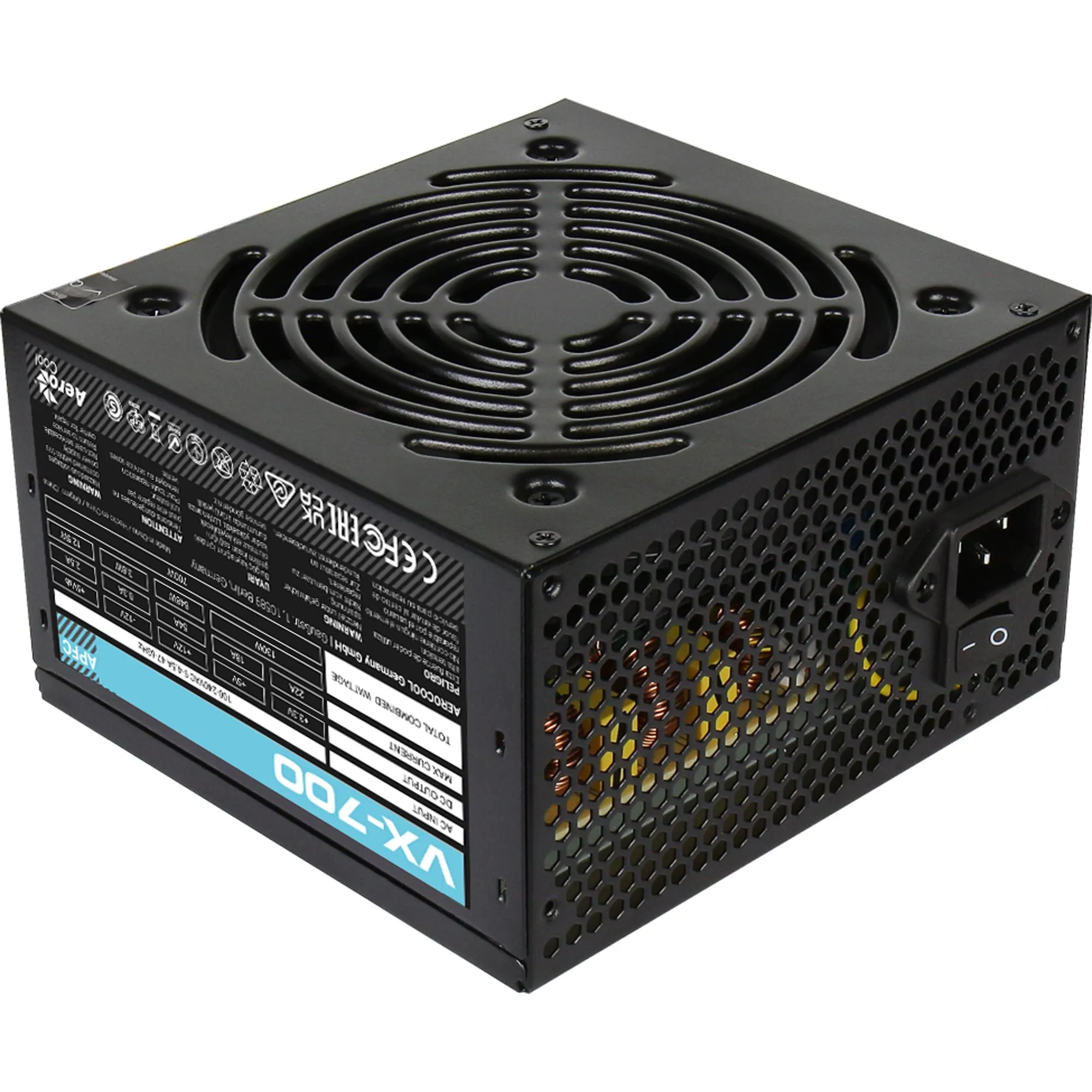 Fonte Gamer ATX Aerocool VX-700 700W Sem Cabo