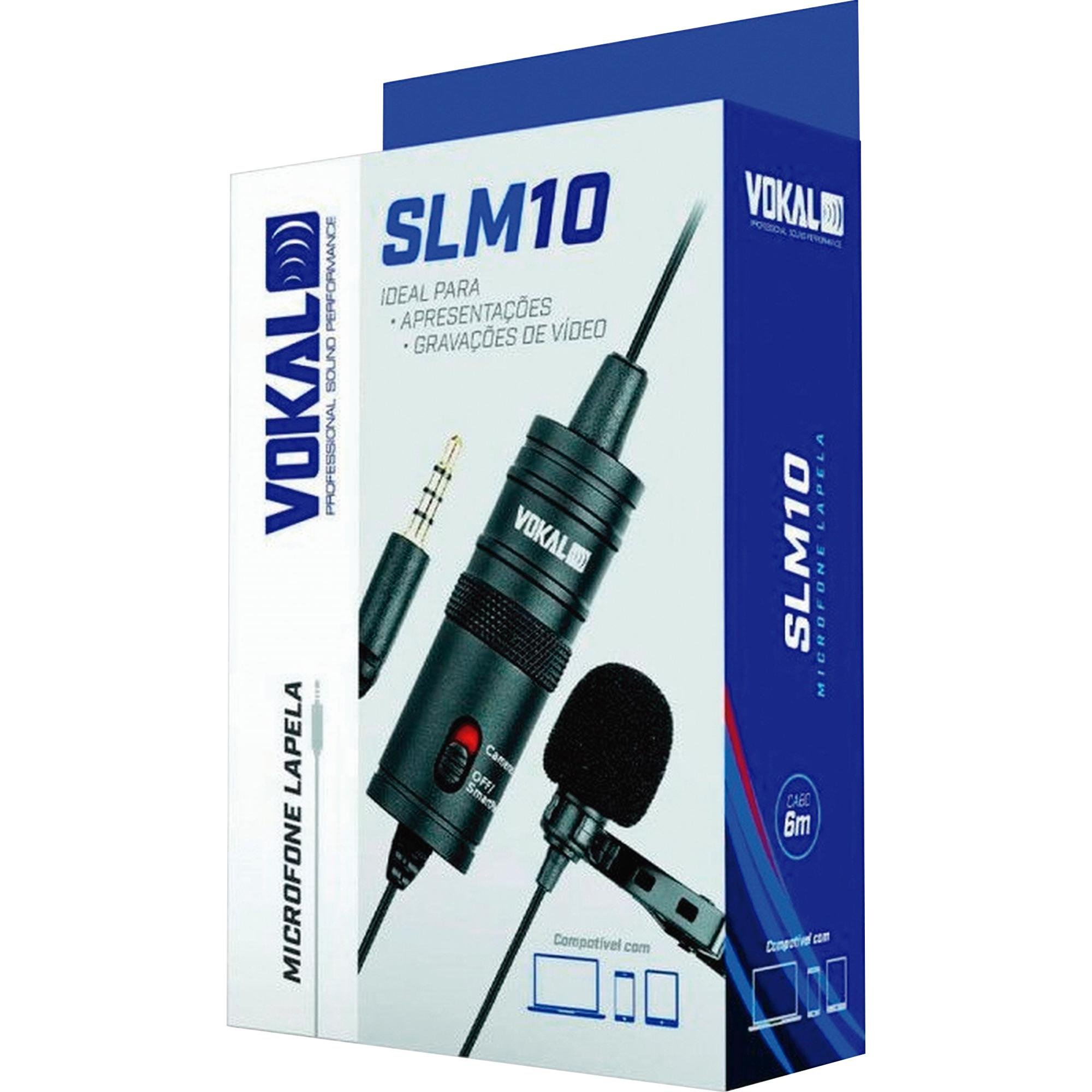 Microfone de Lapela Vokal SLM10