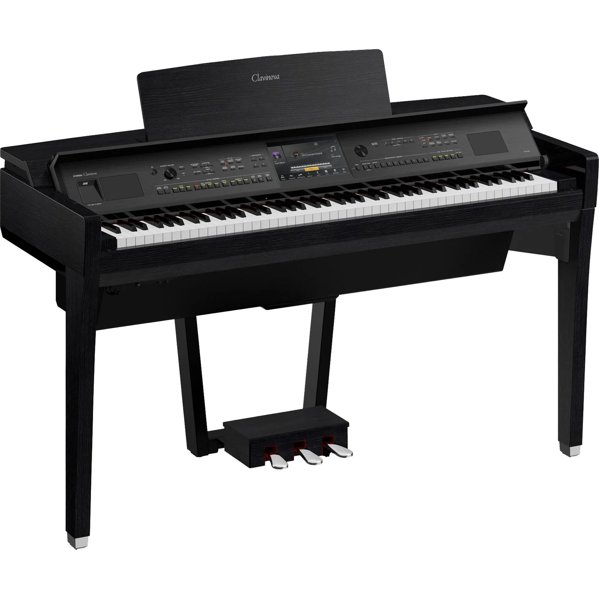 Piano Yamaha CVP809 Digital Preto Fosco - Hayamax