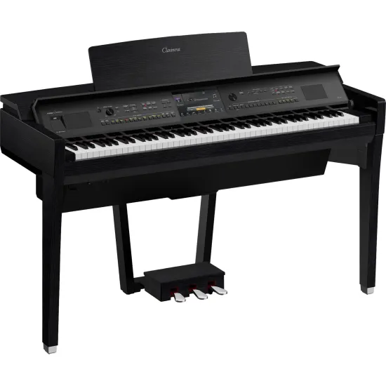 Piano Yamaha CVP809 Digital Preto Fosco - Hayamax
