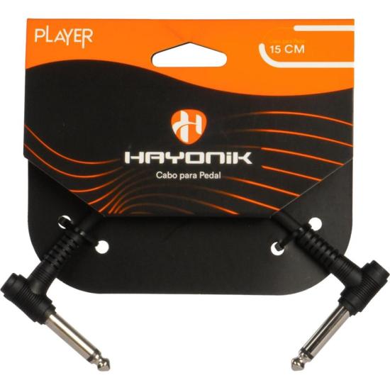 Cabo Para Pedal Player 15cm Preto Hayonik