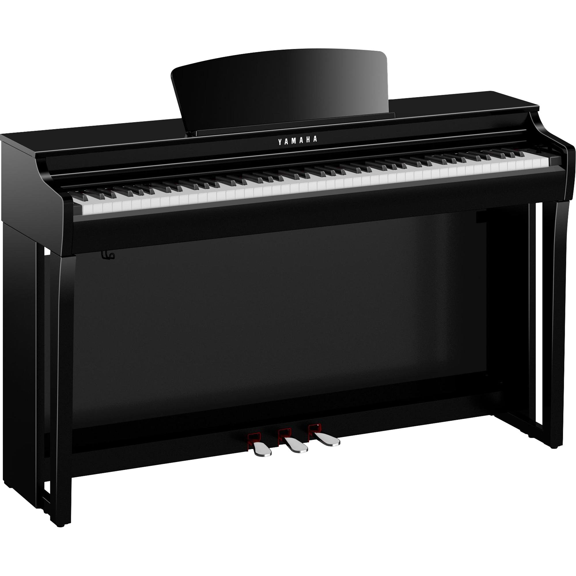 Piano Yamaha Clavinova CLP725 Digital Preto Polido