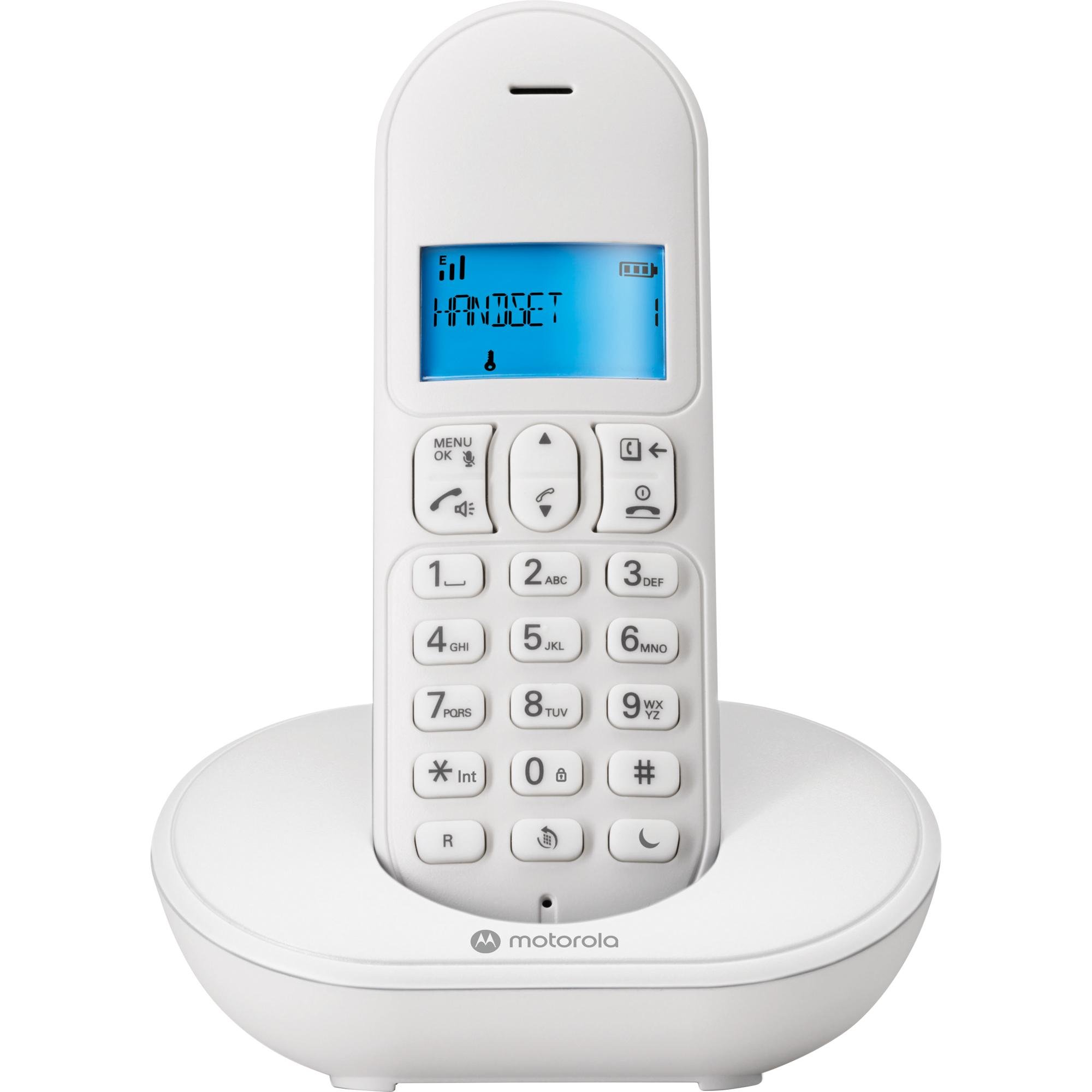 Telefone Sem Fio Motorola MT150W DECT Branco