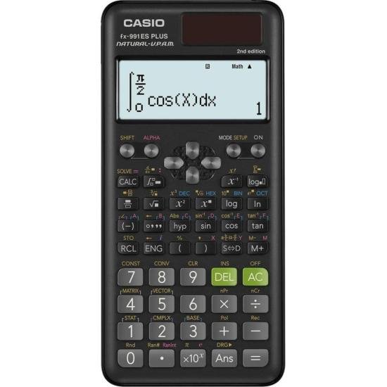 Calculadora Científica Casio FX-991ES Plus-2W4DT ‎Preta