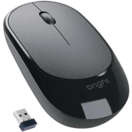 Mouse Sem Fio Bright MS002 Preto