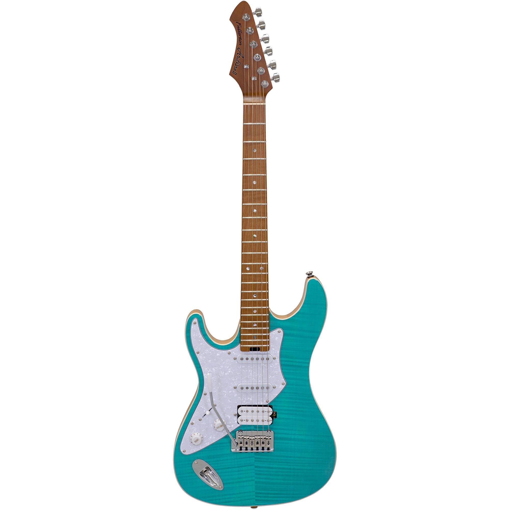 Guitarra Aria Pro II 714-MK2 LH Turqoise Blue (canhoto)