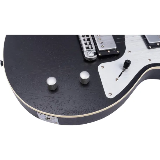 Guitarra Aria Pro II 718-MK2 Brooklyn Open Pore Black