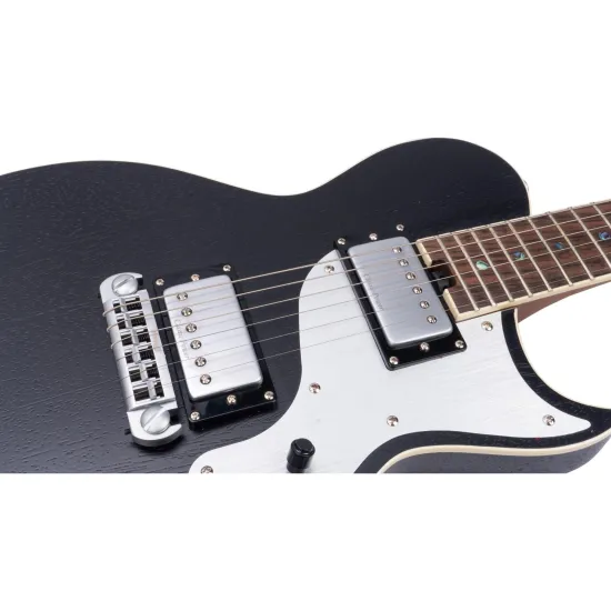 Guitarra Aria Pro II 718-MK2 Brooklyn Open Pore Black