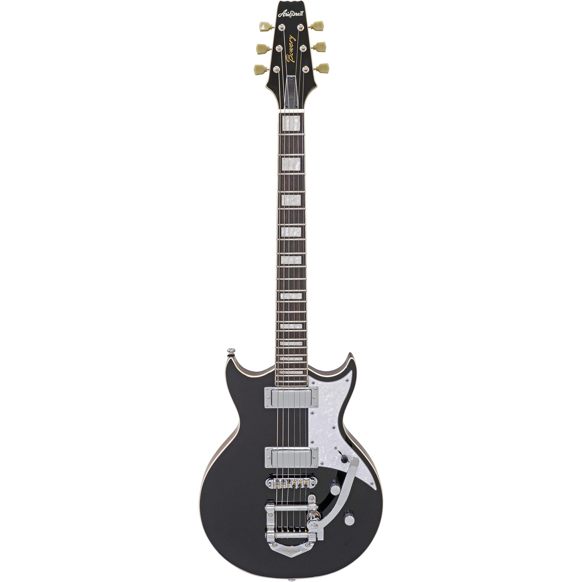 Guitarra Aria Pro II 212-MK2 Bowery Black