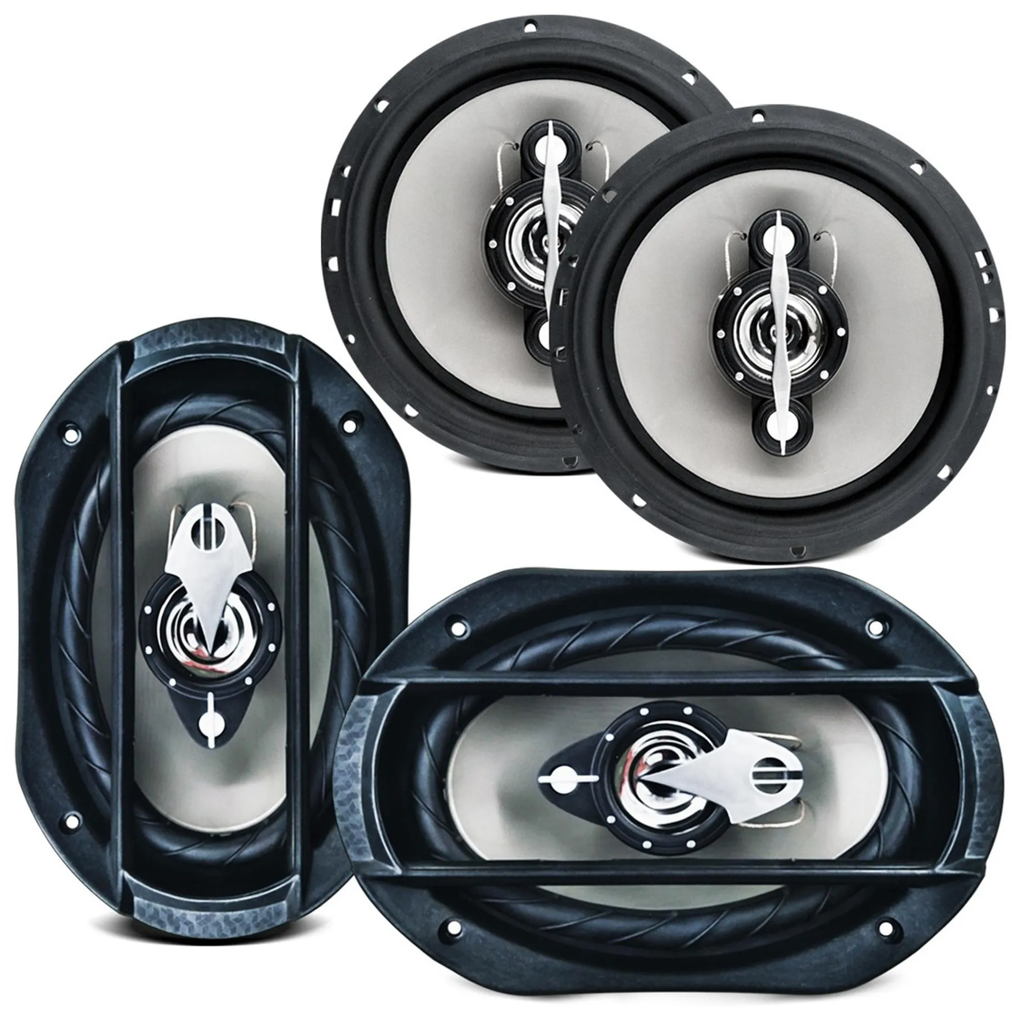 Kit Com 2 Alto-falantes 6x9” e 6” Quadriaxial Leson LS6 140w - Hayamax