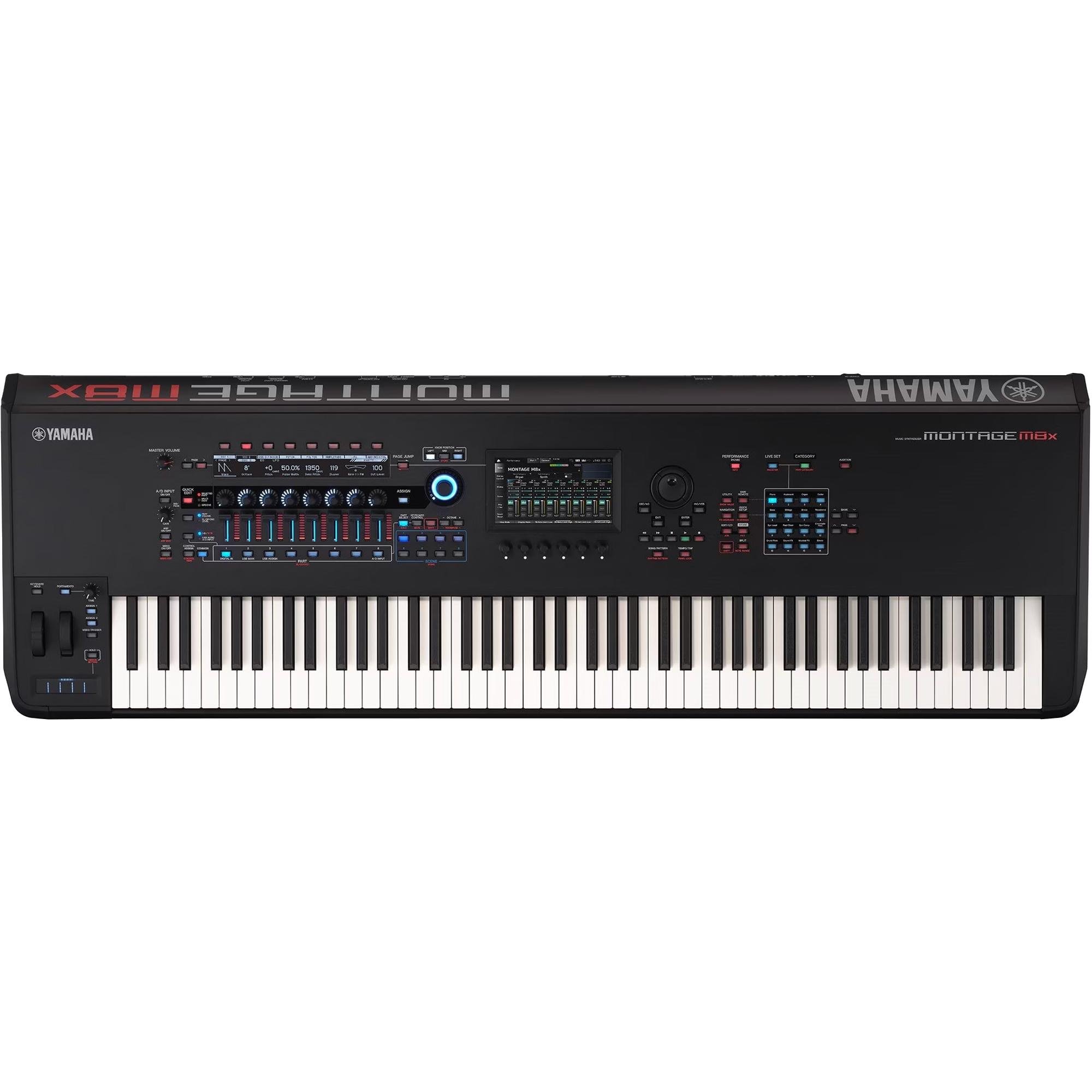 Teclado Yamaha Montage M8X Sintetizador Preto