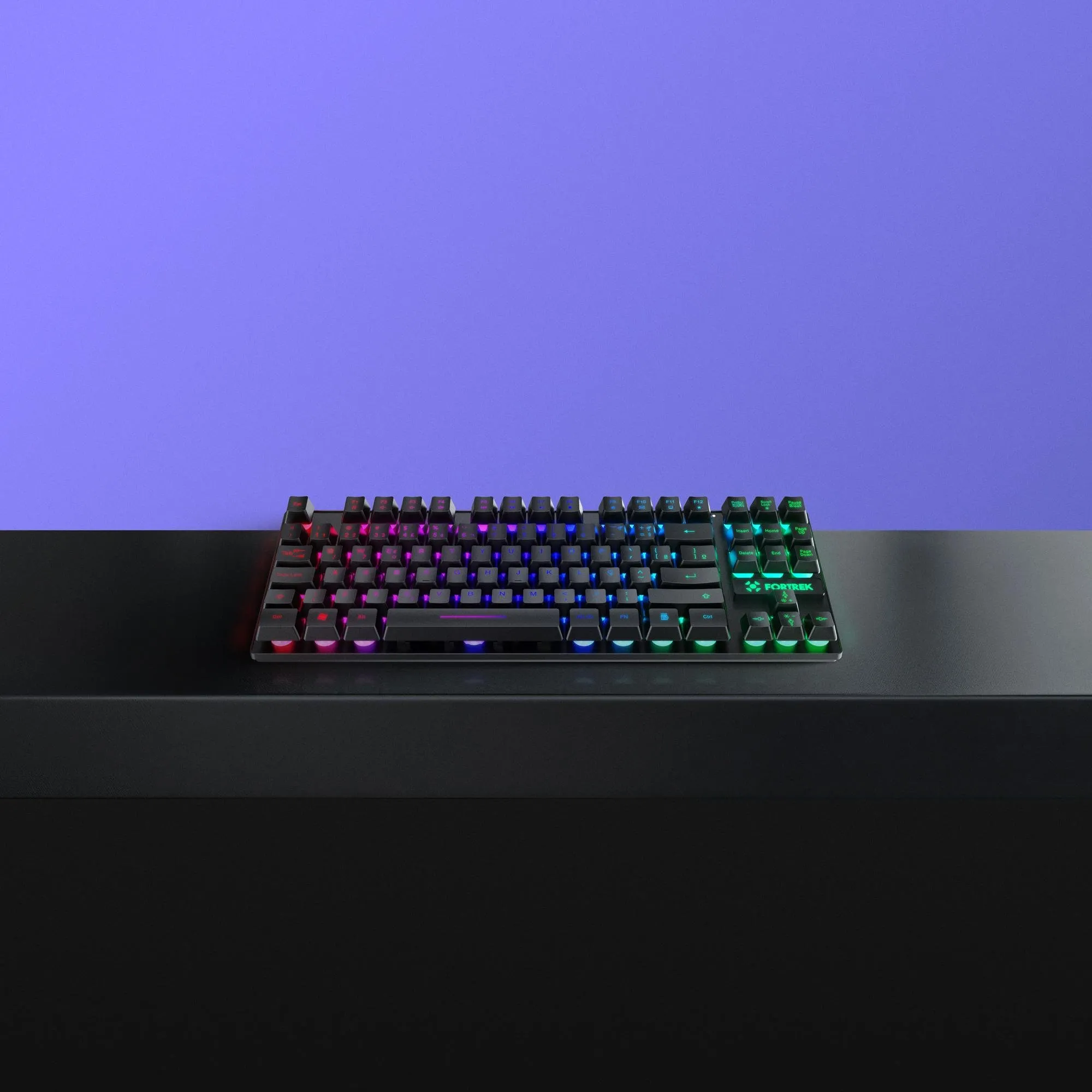 Teclado Gamer Fortrek Fearless 80 TKL Preto