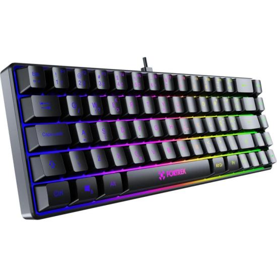 Teclado Gamer Fortrek Fearless 65 Compact Preto