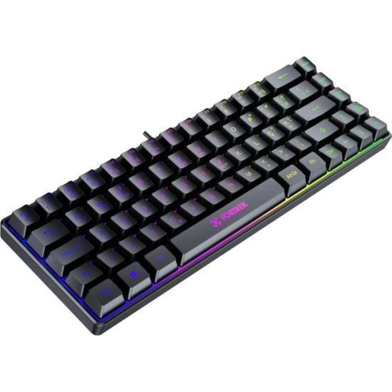 Teclado Gamer Fortrek Fearless 65 Compact Preto