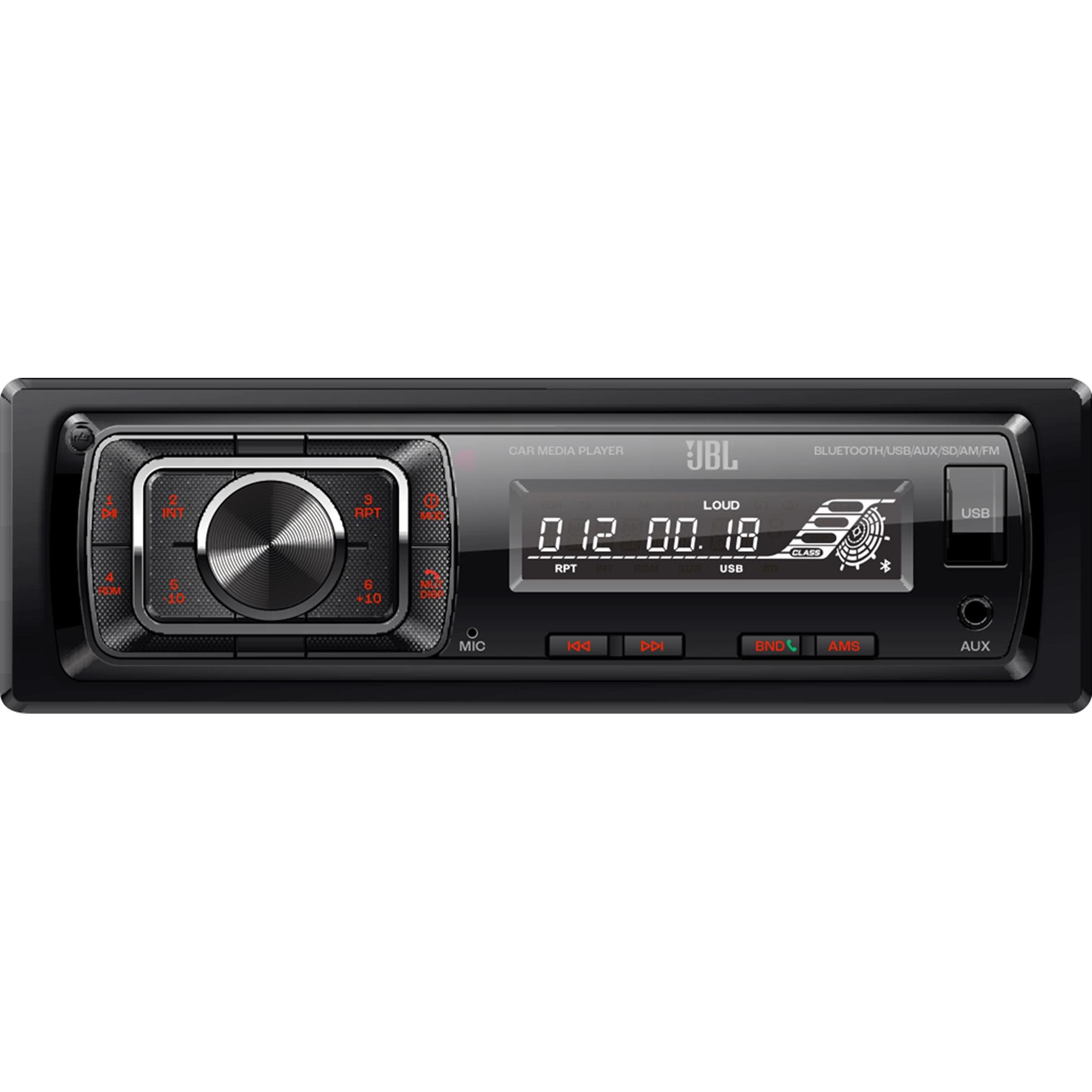 JBL Celebrity 150 Autoradio Bluetooth 1 Din – Lettore Multimediale Con USB, AUX, SD E Radio FM – Faccia Staccabile, 4x50W