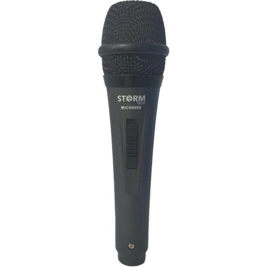 Microfone Com Fio Storm MICN0008 Cinza