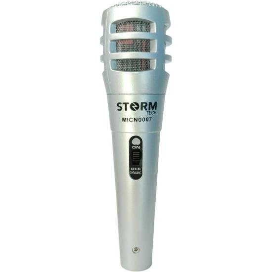 Microfone Com Fio Storm MICN0007 Prata