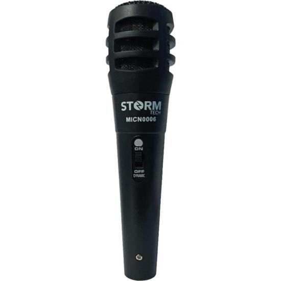 Microfone Com Fio Storm MICN0006 Preto