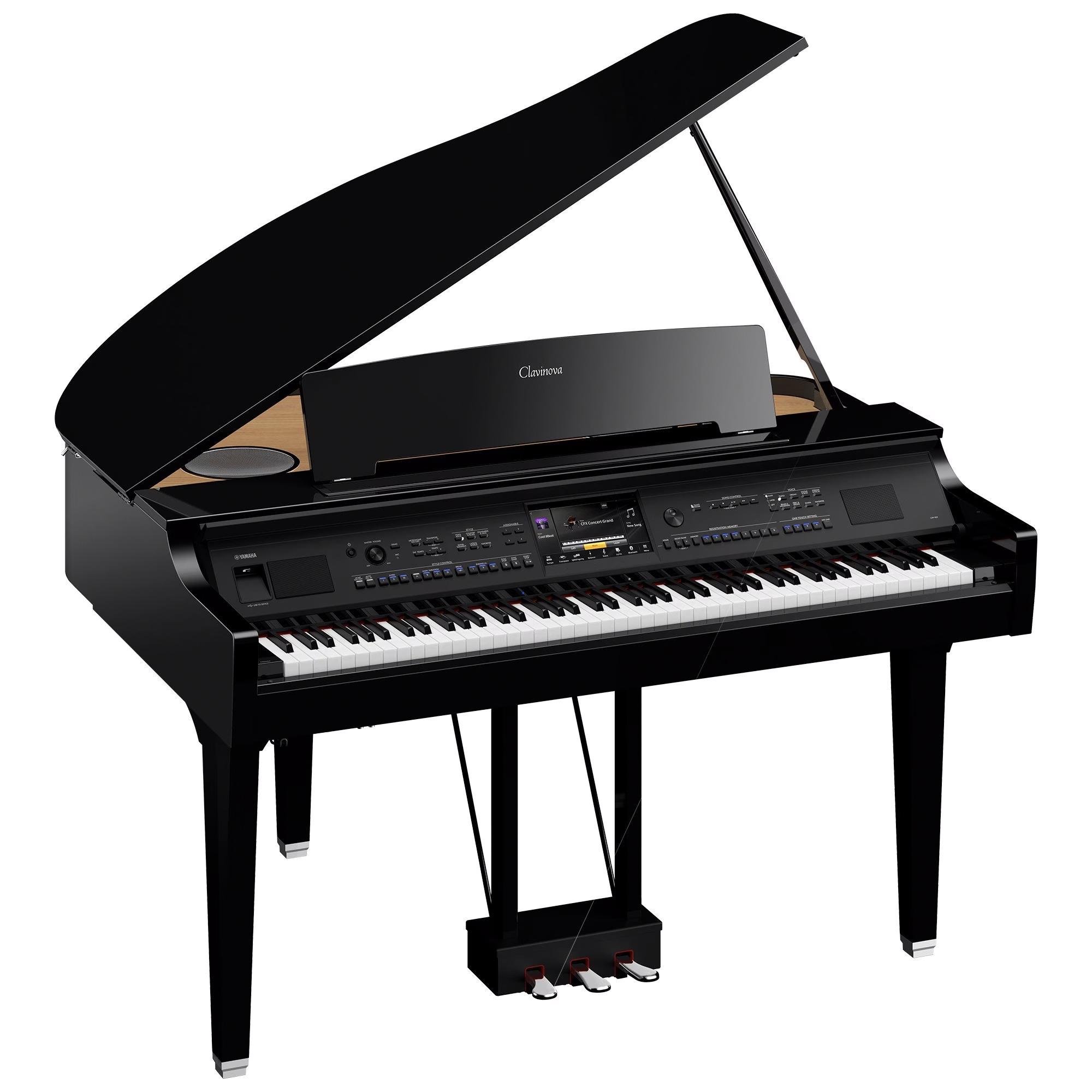 Piano de Cauda Yamaha CVP909GP Digital Preto Polido