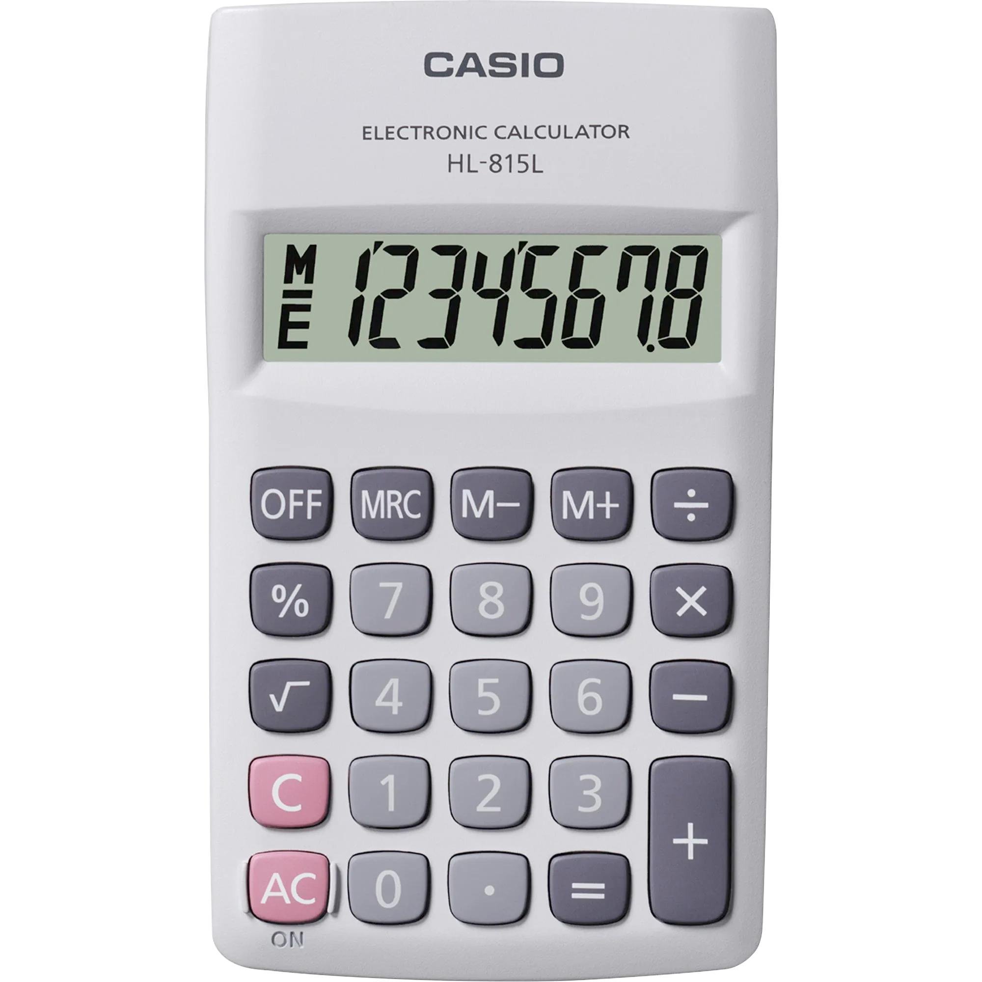 Calculadora de Bolso Casio HL-815L-WE 8 Digítos Branca