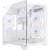 Gabinete Gamer Fortrek Clarity Branco Lateral Vidro