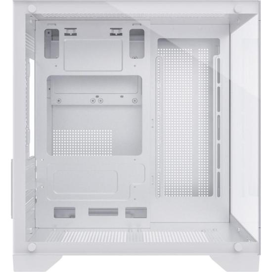 Gabinete Gamer Fortrek Clarity Branco Lateral Vidro